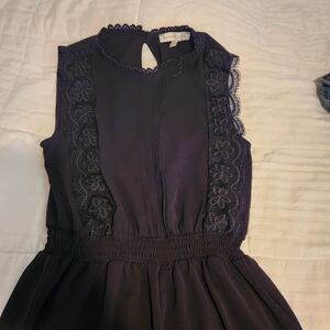 Beautiful Black scalloped jumpsuit by monteau